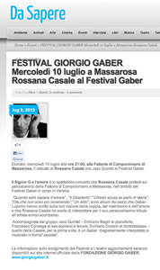 Da Sapere 9-07-2013