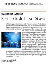 Il Tirreno 12 luglio 2015